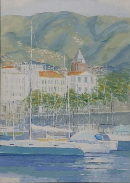 Pintura intitulada "Madeira Island ocea…" por Ricardo Mendes, Obras de arte originais, Óleo