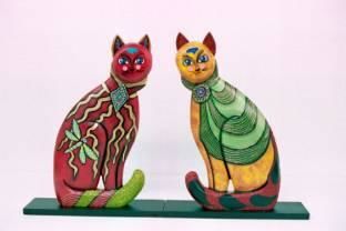 Artesanía titulada "Gato erguido 3" por Ricardo Migliorisi, Obra de arte original