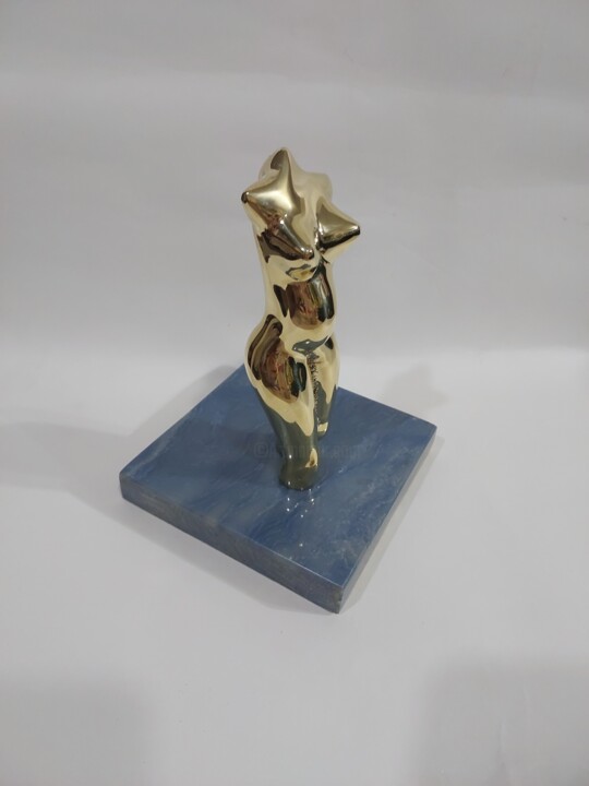 Sculpture titled "Nude female sculptu…" by Ricardo Navarro, Original Artwork, Metals