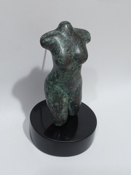 Escultura intitulada "Woman nude bronze t…" por Ricardo Navarro, Obras de arte originais, Bronze