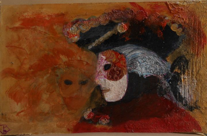 Painting titled "mascara-10-hombre.j…" by Ricardo Horacio Alberti, Original Artwork, Other