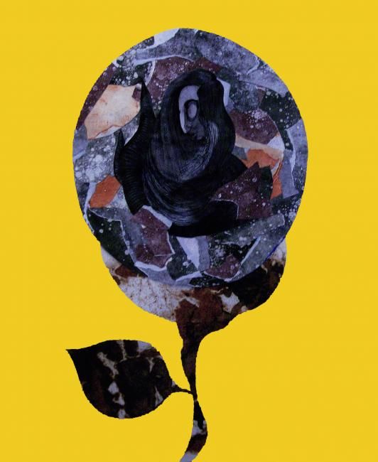 Collages intitulée "FLY#1" par Ricardo Miranda, Œuvre d'art originale
