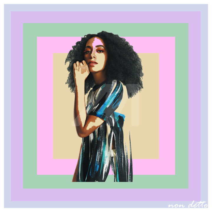 Arte digitale intitolato "Solange" da Riccardo Dolfini, Opera d'arte originale, Lavoro digitale 2D