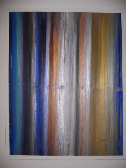 Painting titled "Neon Metalic" by Richard Mangold, Original Artwork, Oil