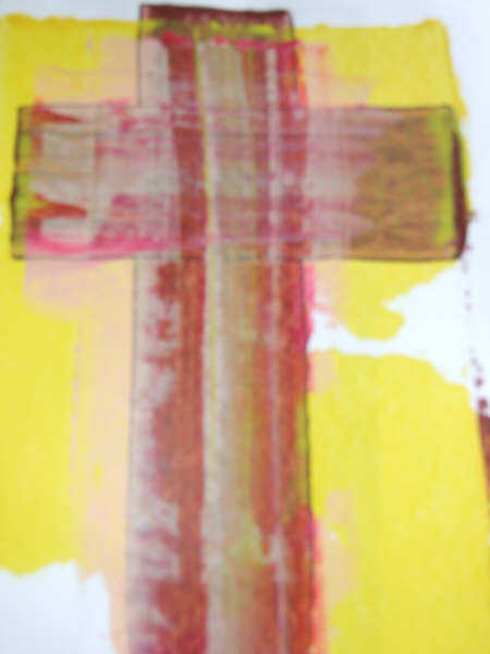 Pintura intitulada "Christian" por Richard Mangold, Obras de arte originais, Óleo