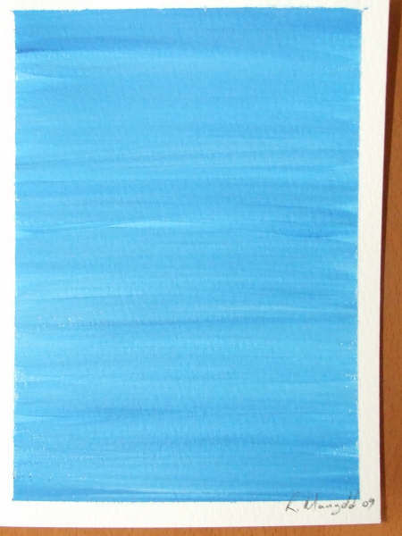 Peinture intitulée "Ocean Card" par Richard Mangold, Œuvre d'art originale, Huile
