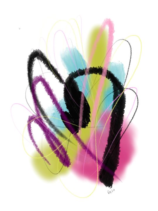 Digital Arts titled "Free Soul" by Richa Gallery, Original Art, Digital Painting