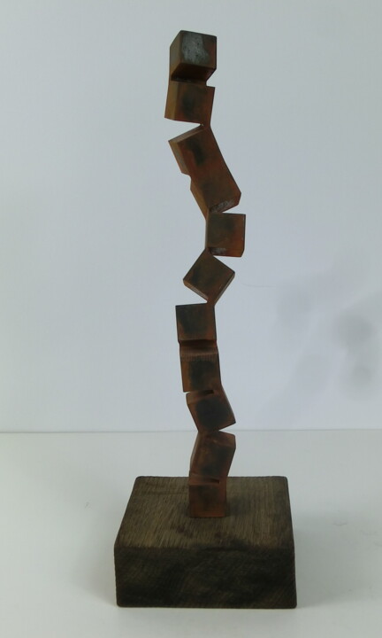 Skulptur mit dem Titel "o.T." von Richard Blaas, Original-Kunstwerk, Metalle