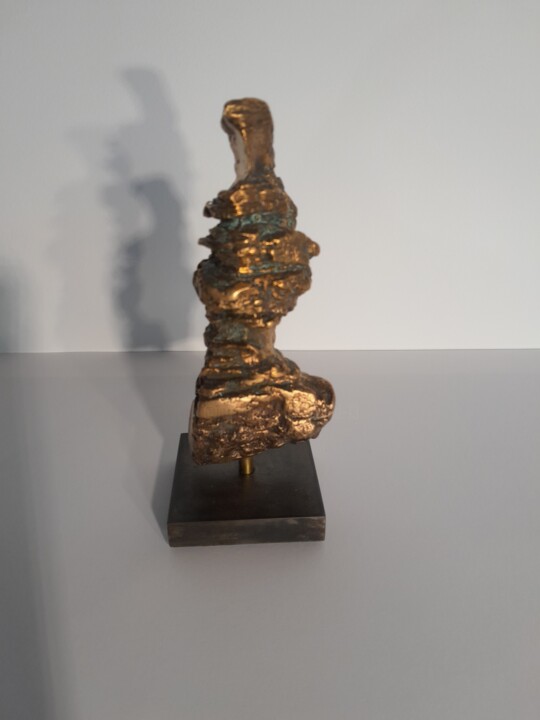 Скульптура под названием "Stein" - Richard Blaas, Подлинное произведение искусства, Литьё