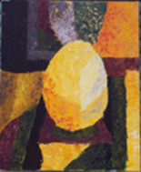 Painting titled "OEUF" by Richard Fabre, Original Artwork