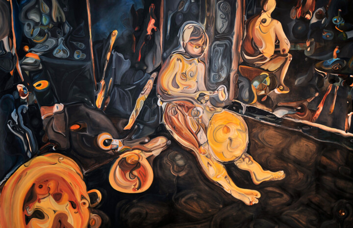 Pintura titulada "A Fez" por Richard Martin Vidal, Obra de arte original, Oleo