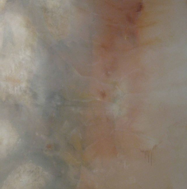Peinture intitulée "rosé-brisure" par Richard Breton, Œuvre d'art originale,