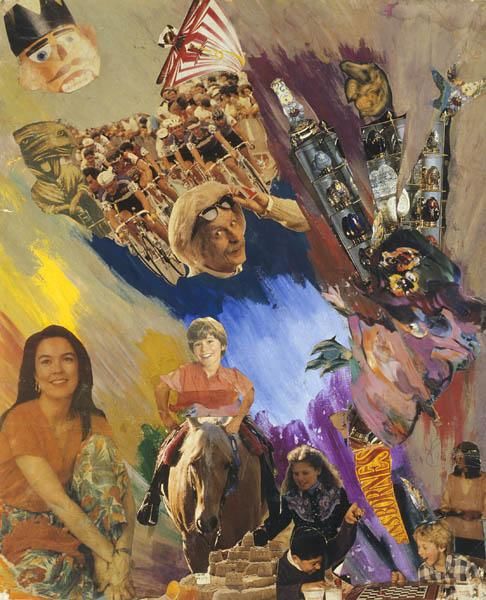 Картина под названием "LA TORNADE" - Therese Richard, Подлинное произведение искусства