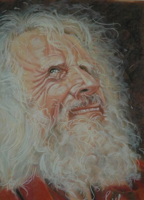 Peinture intitulée "Le Sage" par Rich De Tilly, Œuvre d'art originale,