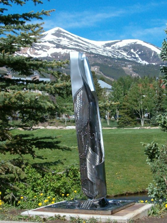 Sculpture titled "Equinessence" by Rich Leyden, Original Art, Metals