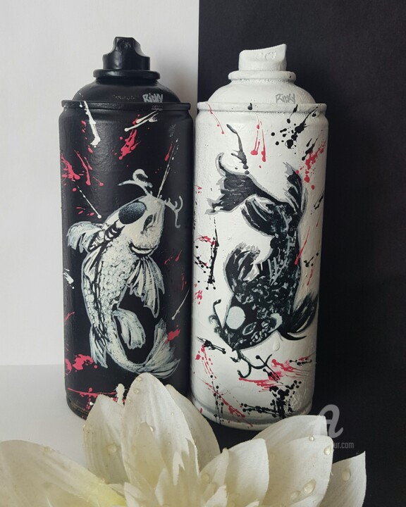 绘画 标题为“YinYang” 由Ricky 400ml, 原创艺术品, 丙烯