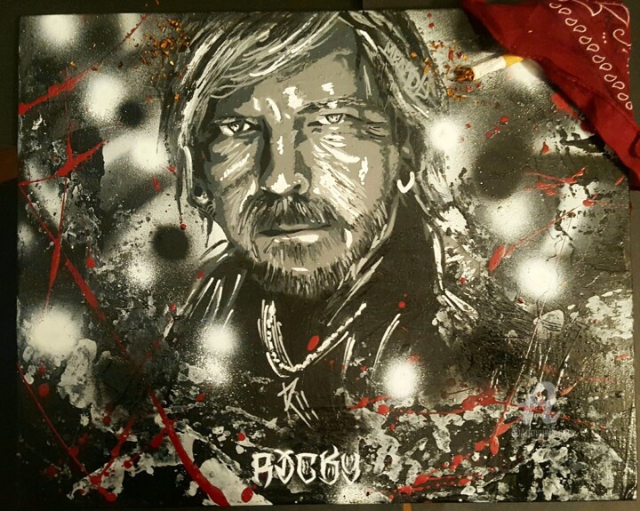 Painting titled "Renaud" by Ricky 400ml, Original Artwork, Acrylic