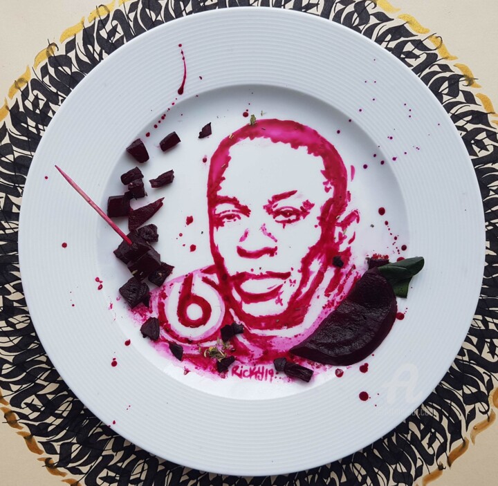 Drawing titled "Beets by dre ( beat…" by Ricky 400ml, Original Artwork, Enamel