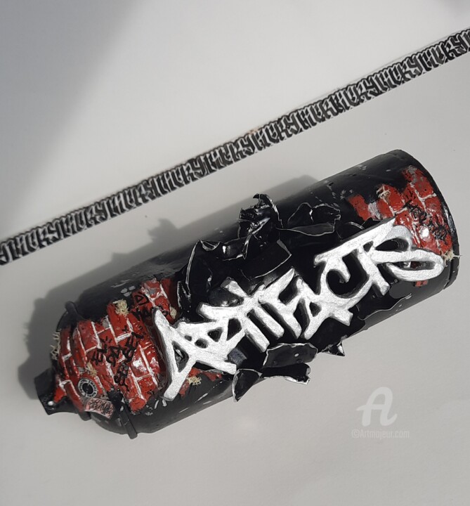 Escultura intitulada "Artifacts "brick ci…" por Ricky 400ml, Obras de arte originais, Argila