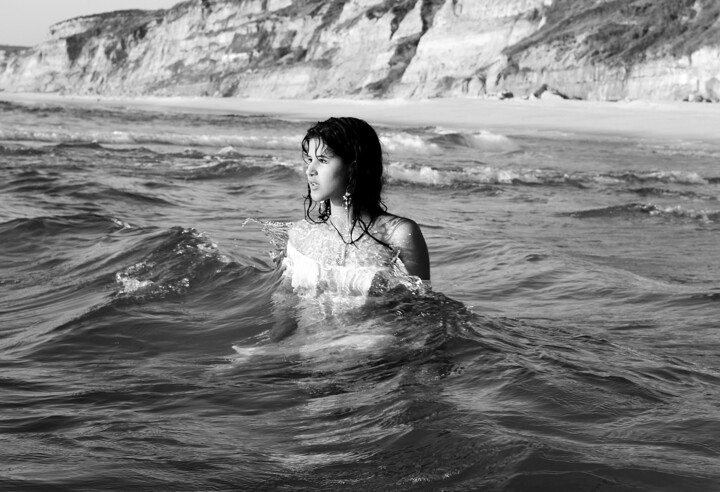 Fotografía titulada "me and the sea 1" por Ricopic, Obra de arte original, Fotografía digital