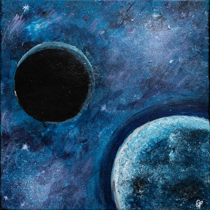 Pintura intitulada "The astronomical si…" por Riddhi Padmanabhuni, Obras de arte originais, Acrílico