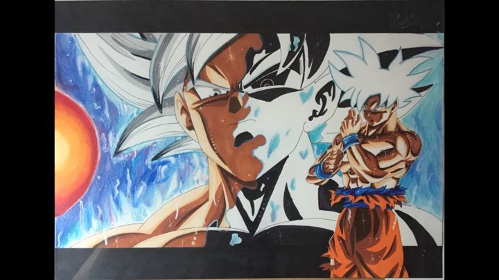 Dragon Ball Super Goku Ultra Instinct Ma, Desenho por Righi-Draw