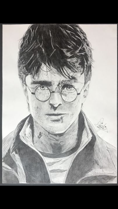 Tekening getiteld "Harry Potter" door Righi-Draw, Origineel Kunstwerk, Potlood