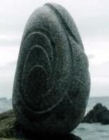 Sculpture titled "Kai.…" by Rika, Original Artwork, Stone