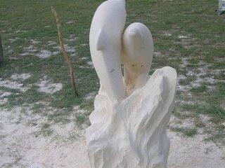 Sculpture titled "More of the work th…" by Rika, Original Artwork, Stone