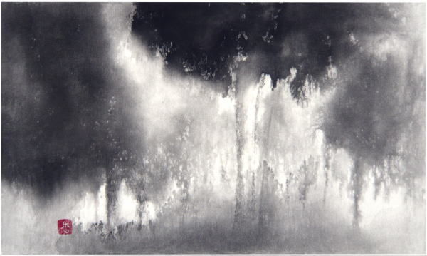 Ζωγραφική με τίτλο "Monologue 762" από Rikka Ayasaki, Αυθεντικά έργα τέχνης, Μελάνι