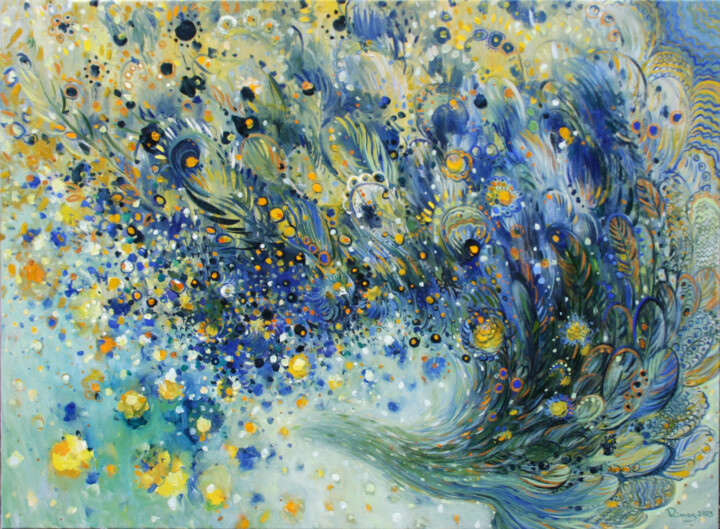 Painting titled "Miracle" by Rima Azatyan, Original Artwork, Oil