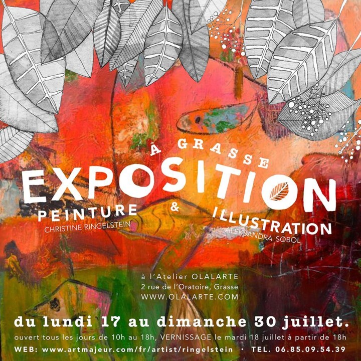 Peinture intitulée "affiche-christine-e…" par Christine Ringelstein, Œuvre d'art originale,
