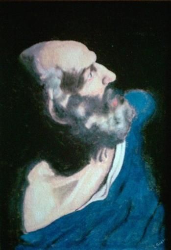 Painting titled "Omaggio a Pietro No…" by Luigi Riotta, Original Artwork