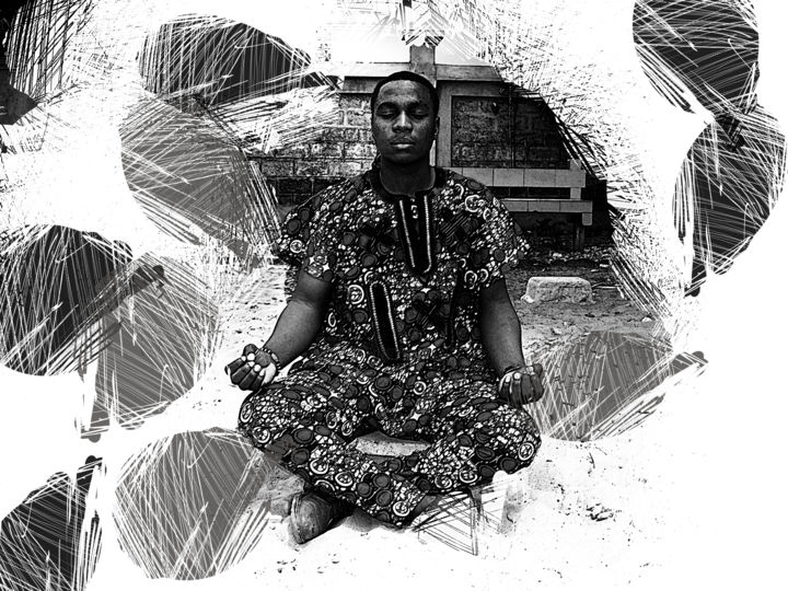 Digital Arts titled "Benin peace" by Riss, Original Artwork, 2D Digital Work