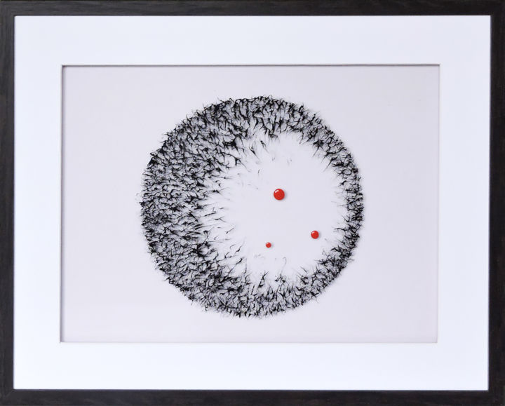 Malerei mit dem Titel "Spirit" von Rita Vandenherrewegen, Original-Kunstwerk, Acryl Auf Plexiglas montiert