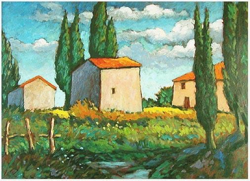 Painting titled "Morning Light" by Rita Monaco, Original Art, Oil