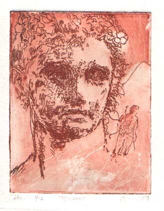 Disegno intitolato "Hermes" da Rob Arbouw, Opera d'arte originale, Altro