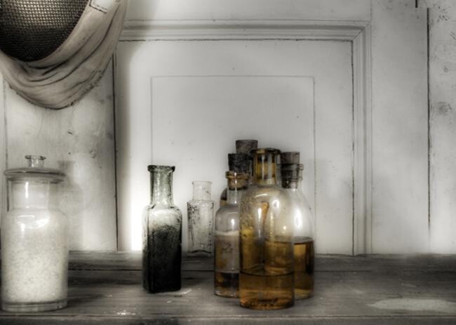 Photography titled "Bottles Ac" by Rob Arbouw, Original Artwork