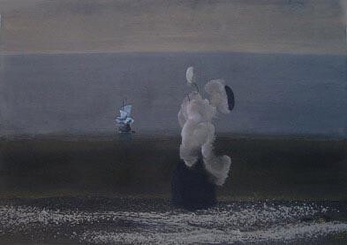 Pintura titulada "Silencio uno" por Rob Arbouw, Obra de arte original, Oleo