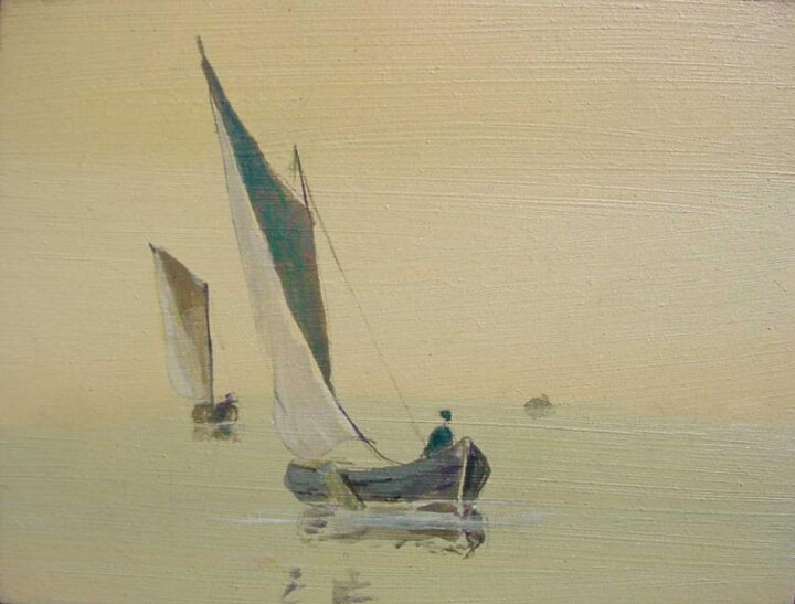 Painting titled "17th century sailin…" by Rob Arbouw, Original Artwork