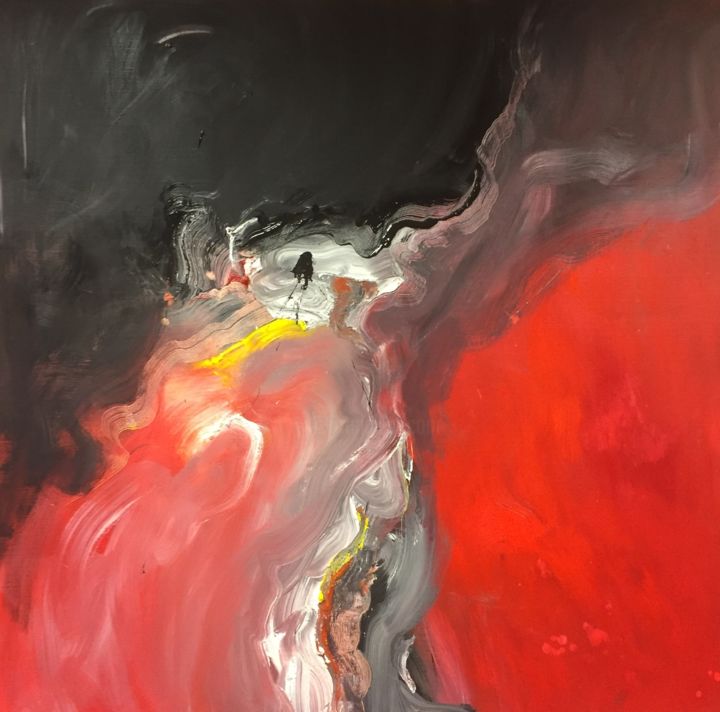 Schilderij getiteld "2020/9" door Rob Koedijk, Origineel Kunstwerk, Acryl