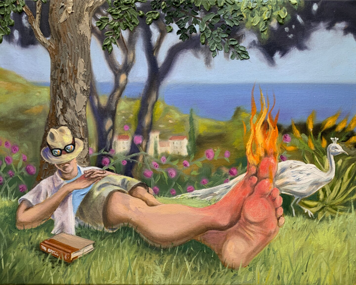 Картина под названием "THE SPELL" - Robert Inestroza, Подлинное произведение искусства, Масло