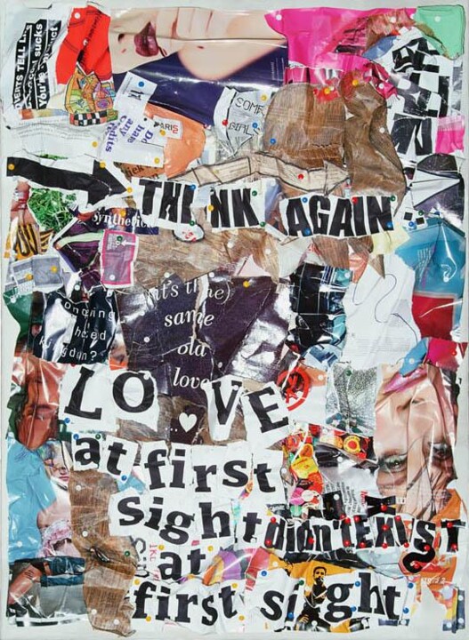 Collages getiteld "Love at First Sight" door Robert-Willem Dol, Origineel Kunstwerk