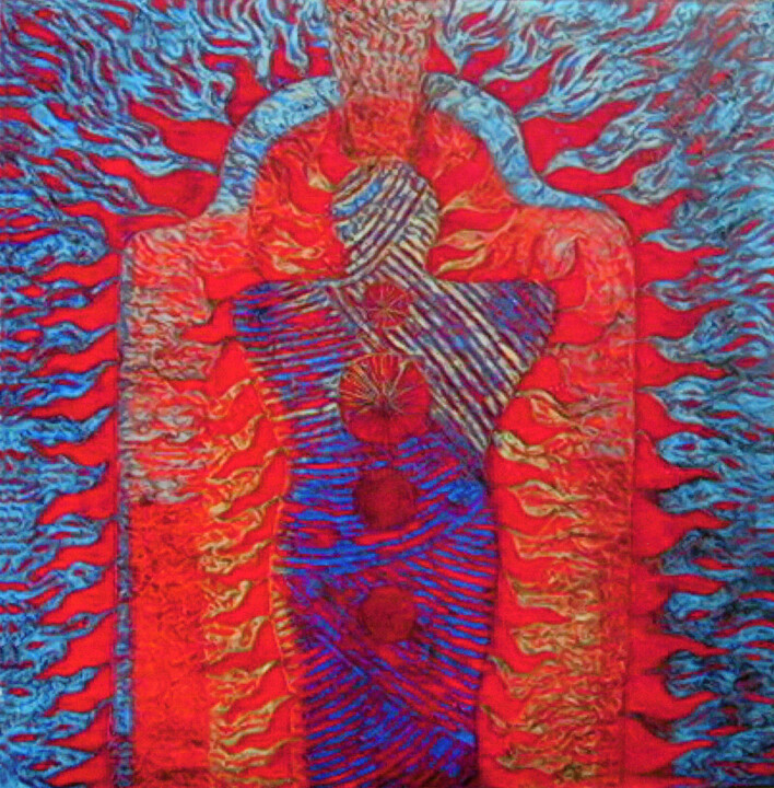 Painting titled "Energy Body" by Robert Winslow, Original Artwork, Oil