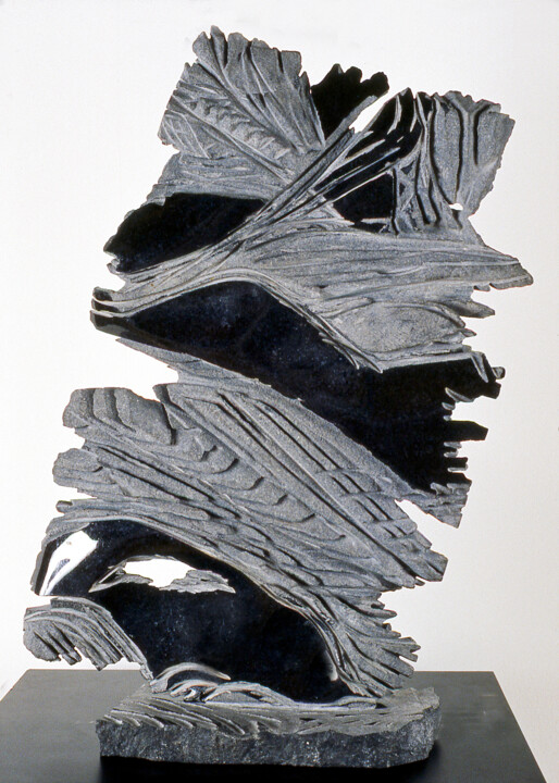 「Stone Fabrirc IV」というタイトルの彫刻 Robert Winslowによって, オリジナルのアートワーク, ストーン