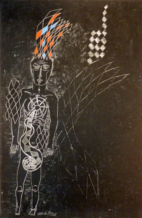 Отпечатки и Гравюры под названием "shaman" - Robert Winslow, Подлинное произведение искусства, Масло