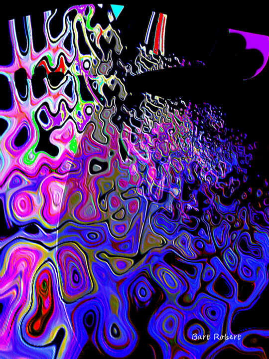 Arte digital titulada "Fantasy colors 22" por Roberto Bartoccini, Obra de arte original, Pintura Digital