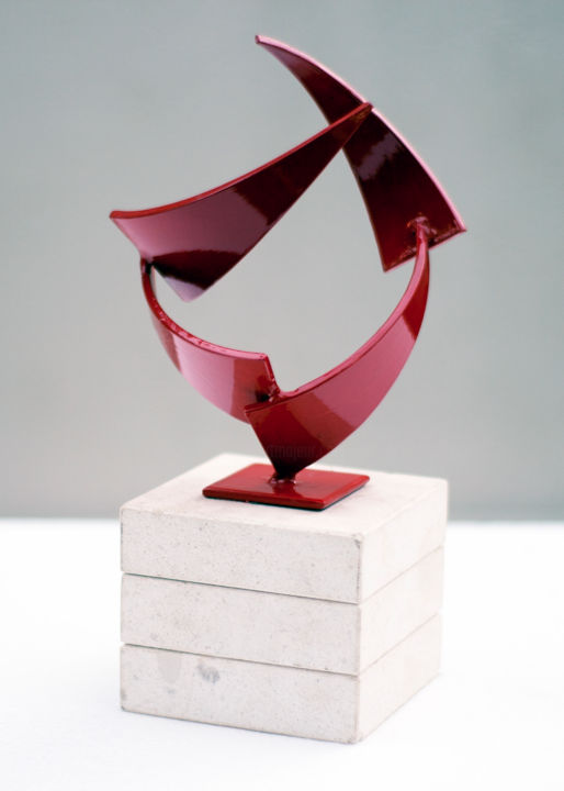 Sculpture titled "Convex spaces 21" by Roberto Canduela, Original Artwork, Metals