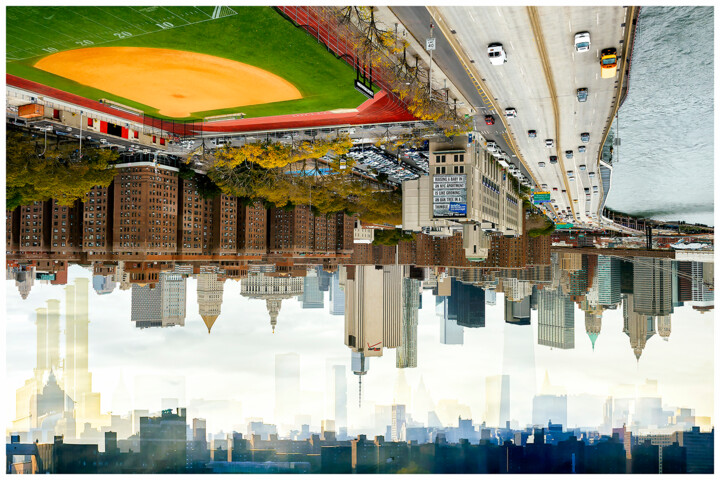 Photography titled ""UPSIDE TOWN" (#79)" by Roberto Cavalli, Original Artwork, Digital Photography