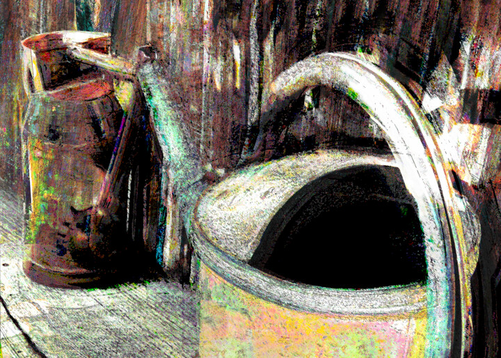 Fotografía titulada "La conversación" por Roberto Saiz, Obra de arte original, Fotografía digital